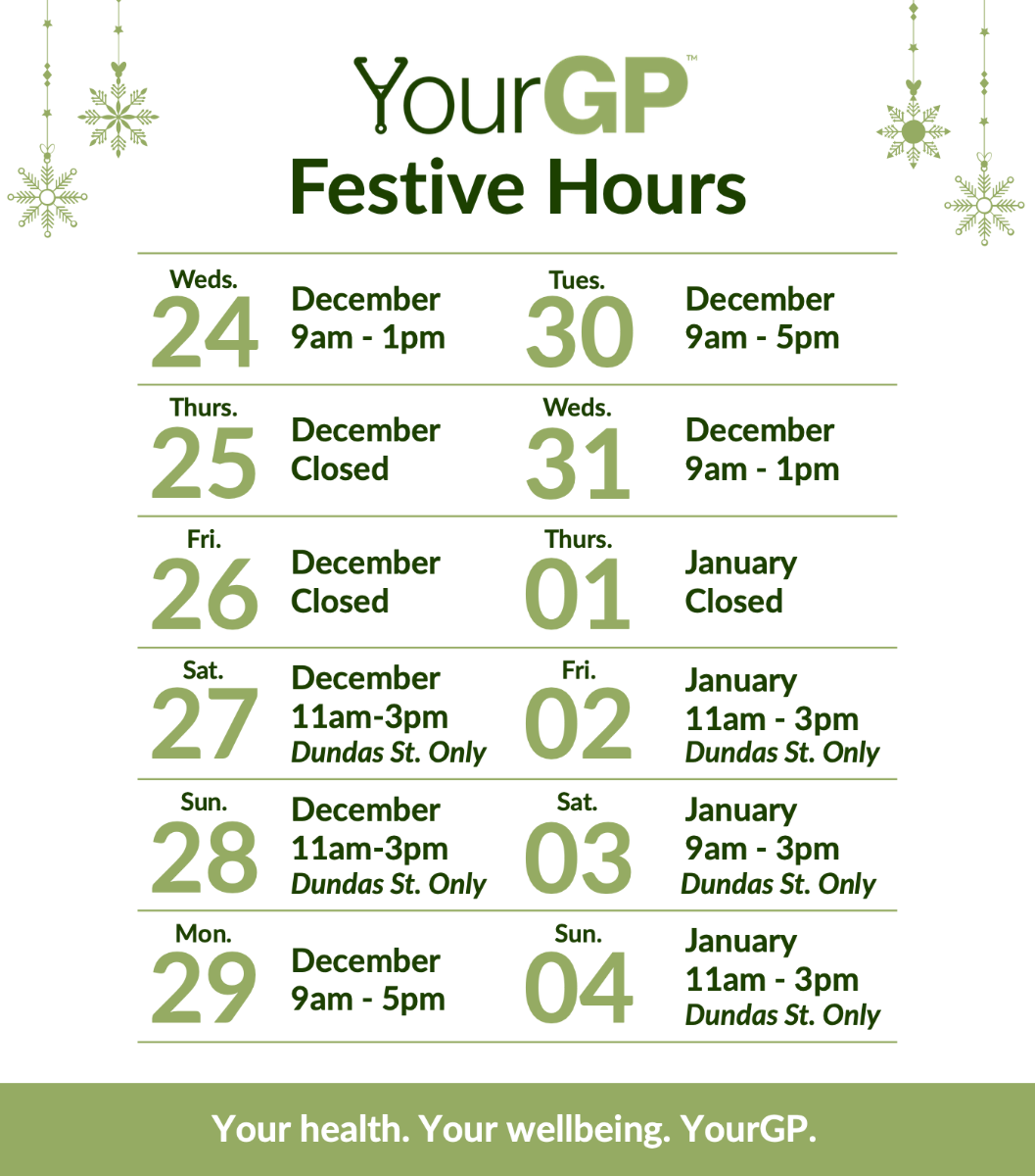 12 days of Christmas health and wellbeing